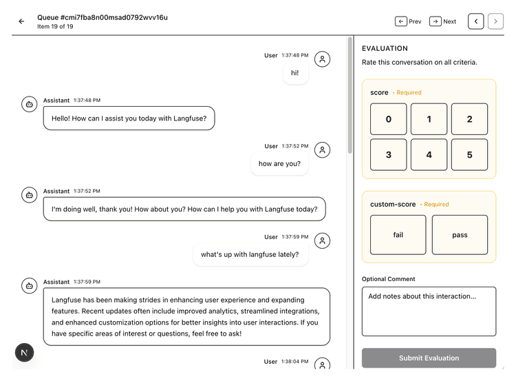 Vibe Coding a Custom Annotation UI - Langfuse