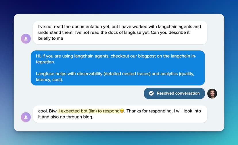 🤖 Q&A Chatbot for Langfuse Docs - Langfuse