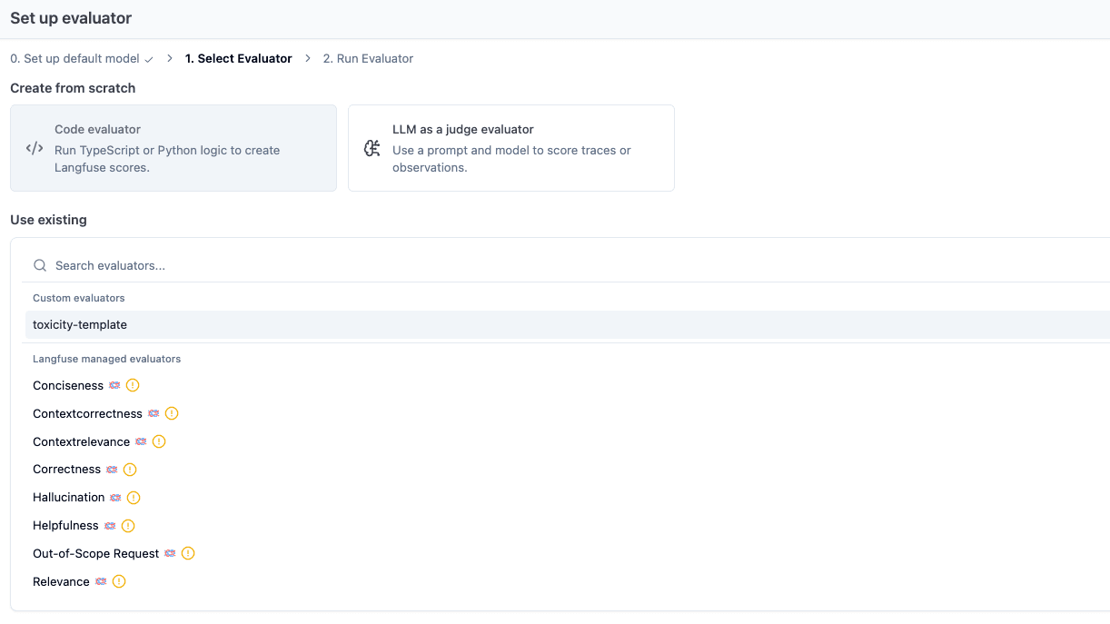 Code evaluators - Langfuse