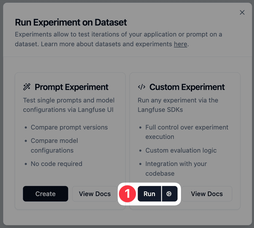 Experiments via SDK - Langfuse
