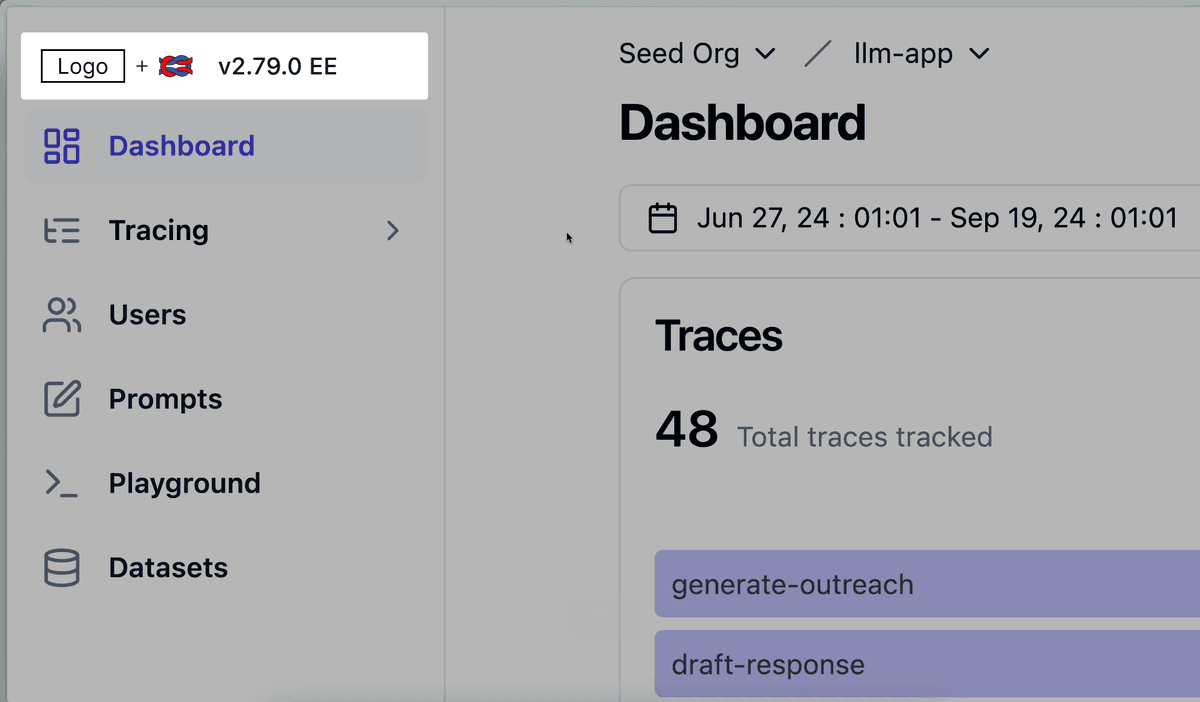 UI Customization (self-hosted) - Langfuse