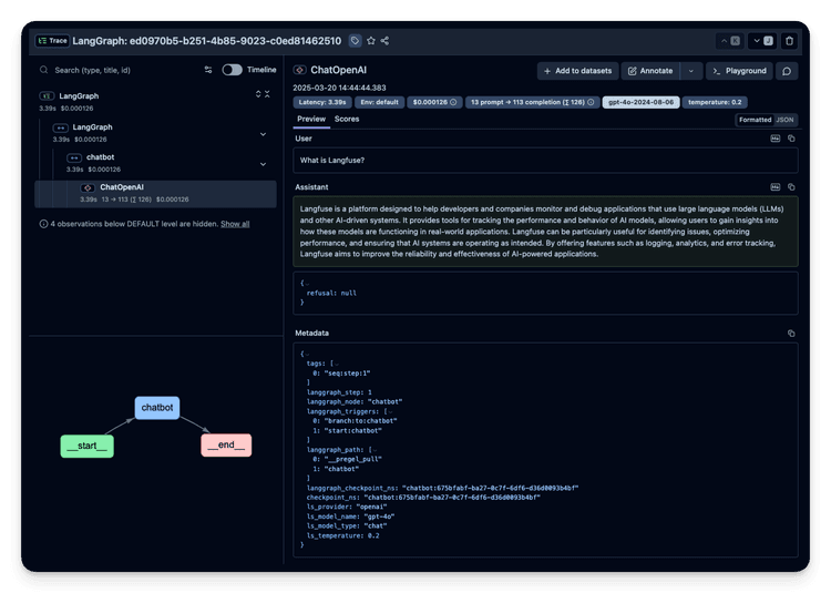 Example - Trace and Evaluate LangGraph Agents - Langfuse