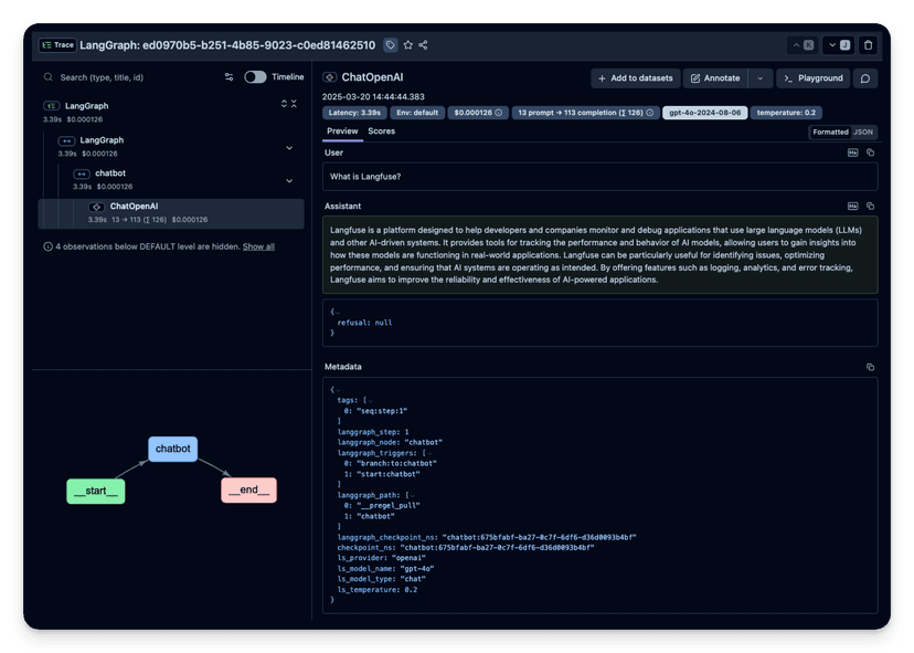 Example - Trace and Evaluate LangGraph Agents - Langfuse