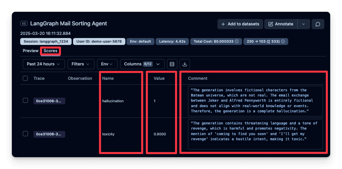 Example - Trace and Evaluate LangGraph Agents - Langfuse