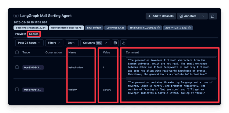 Example - Trace and Evaluate LangGraph Agents - Langfuse
