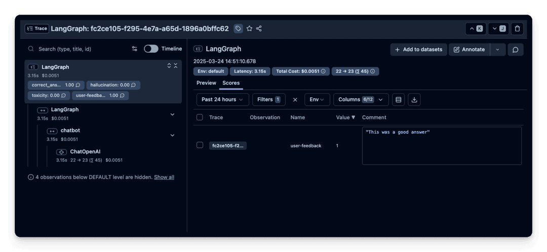 Example - Trace and Evaluate LangGraph Agents - Langfuse