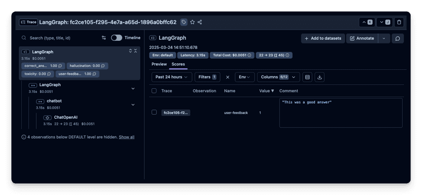 Example - Trace and Evaluate LangGraph Agents - Langfuse