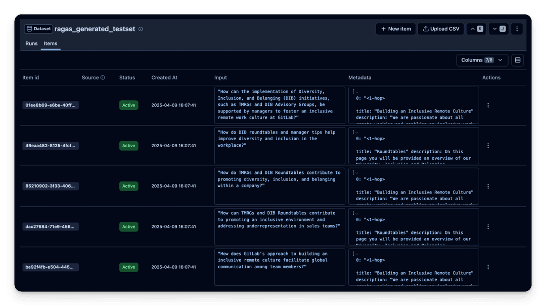 Synthetic Dataset Generation for LLM Evaluation - Langfuse