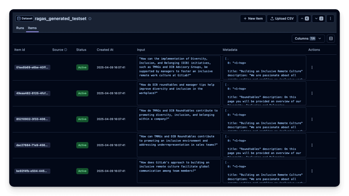 Synthetic Dataset Generation for LLM Evaluation - Langfuse
