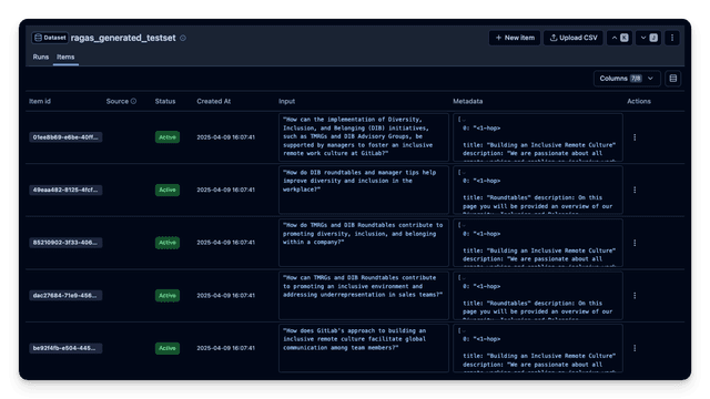 Synthetic Dataset Generation for LLM Evaluation - Langfuse