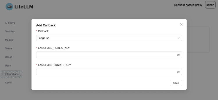 Open Source Observability for LiteLLM Proxy - Langfuse
