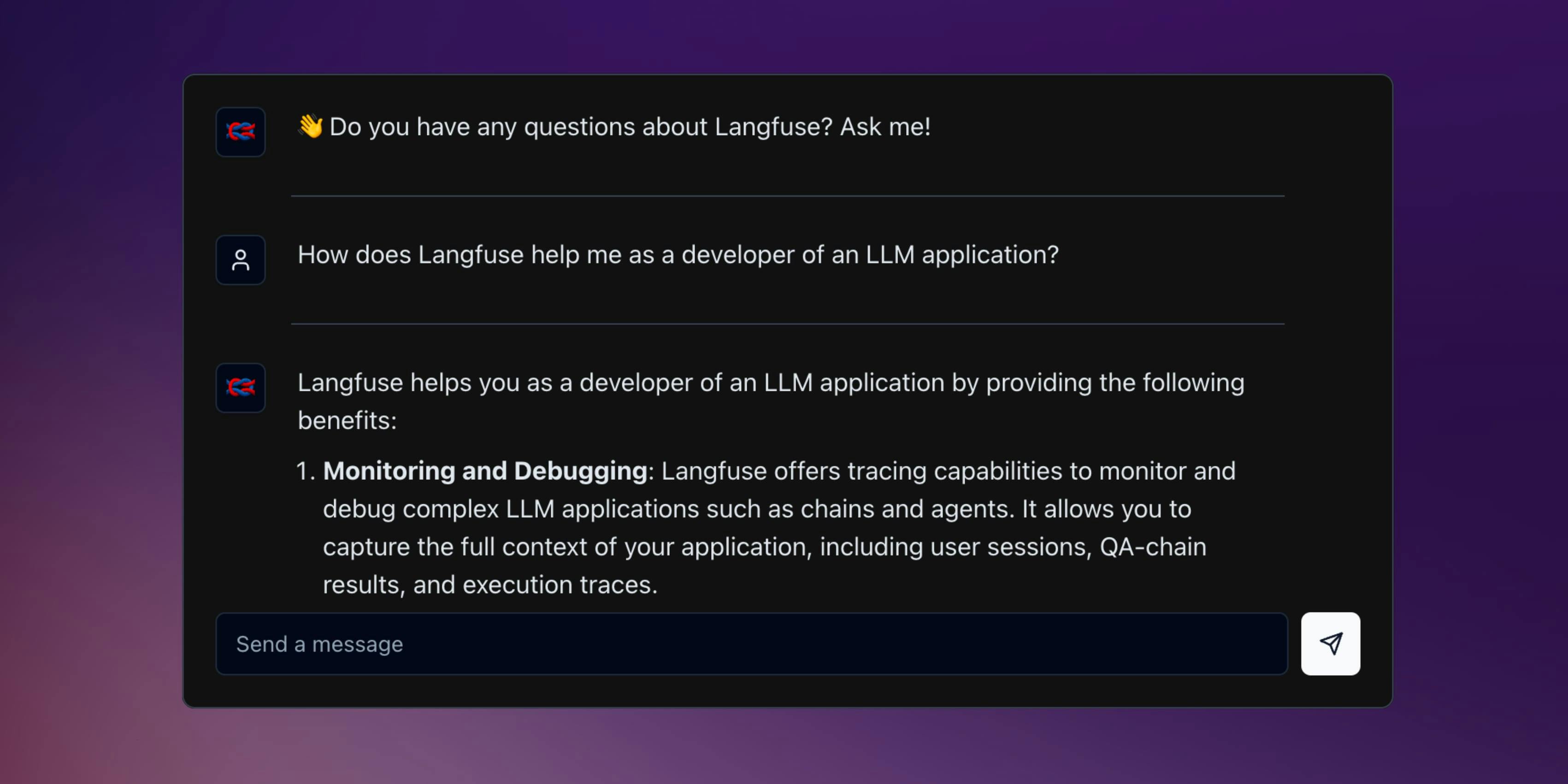 🤖 Q&A Chatbot for Langfuse Docs
