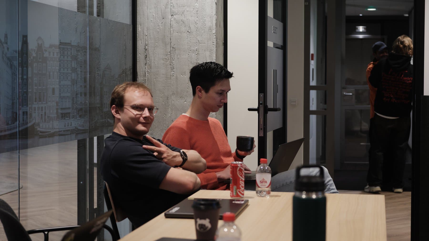 Working from the AMS office