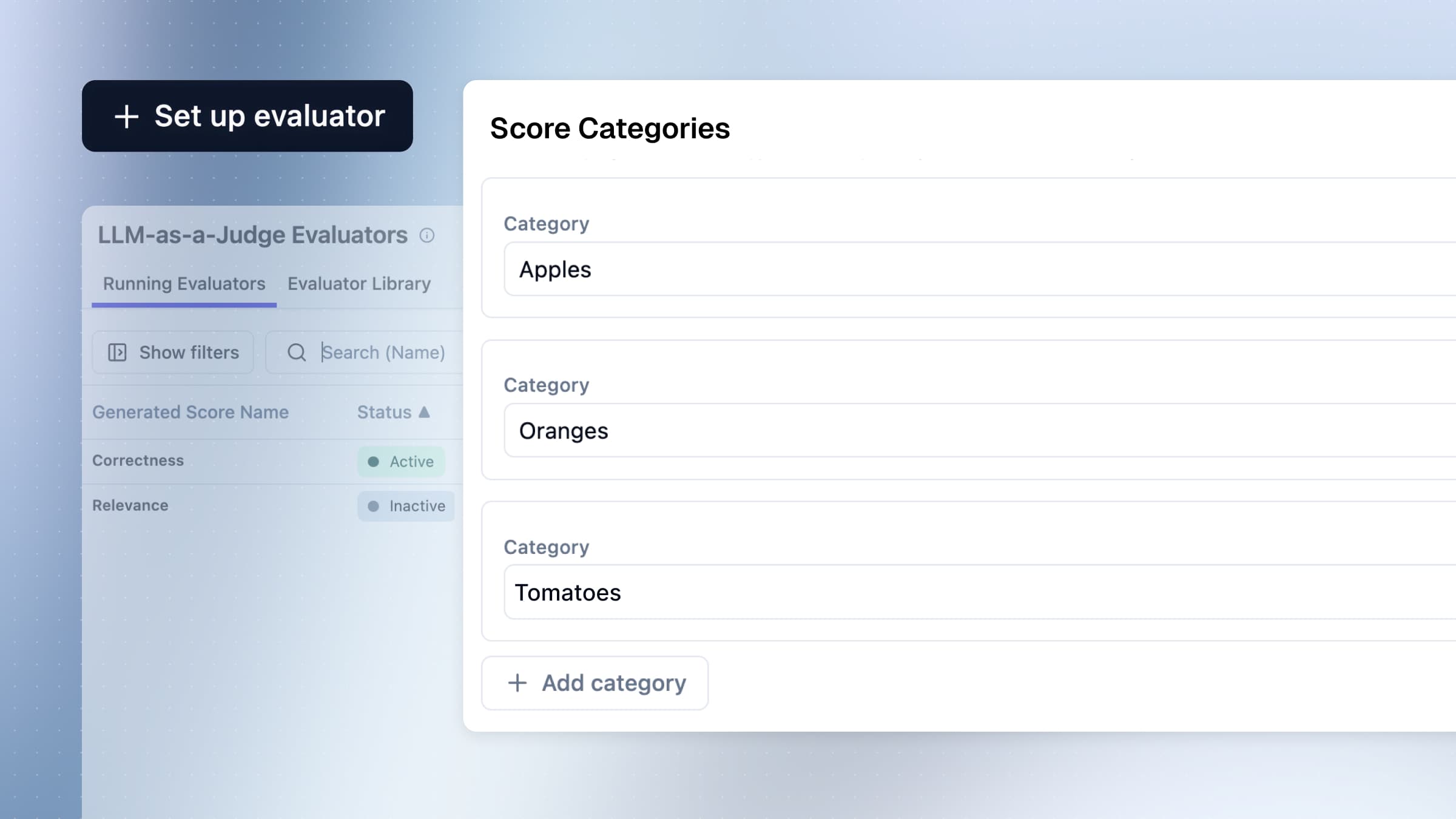 Categorical LLM-as-a-Judge Scores