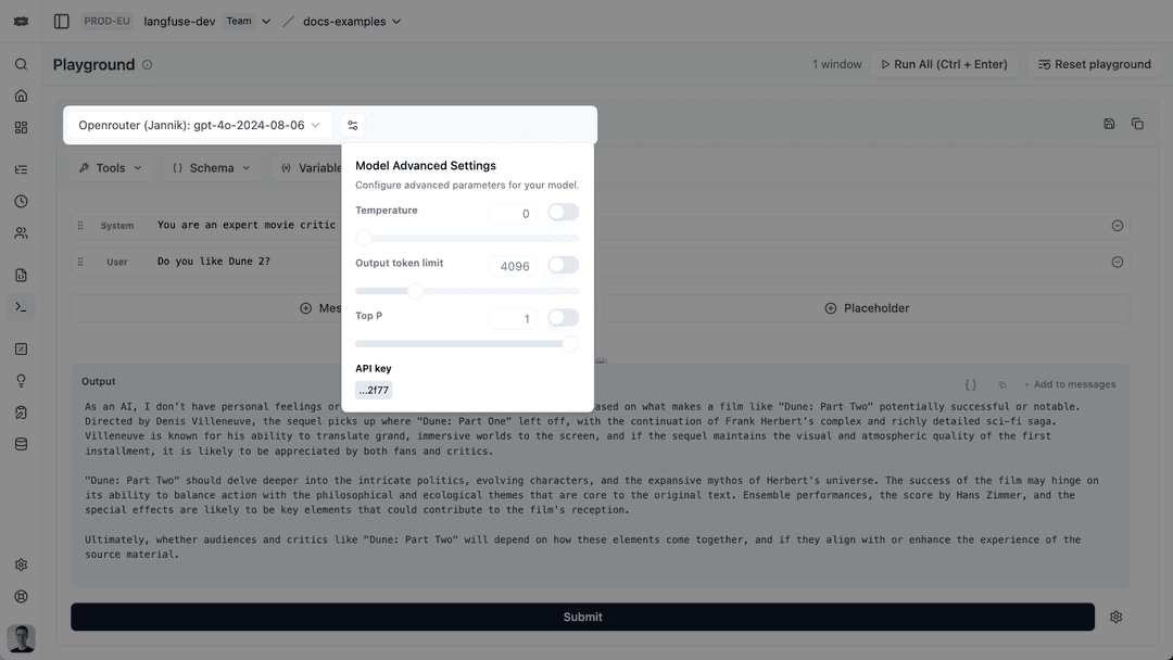 github languageplayground Images High Quality Grahic Playground - Langfuse