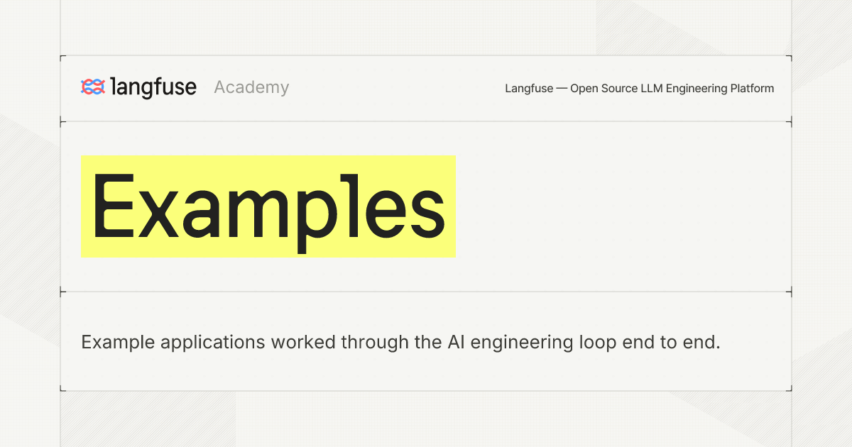 Examples - Langfuse