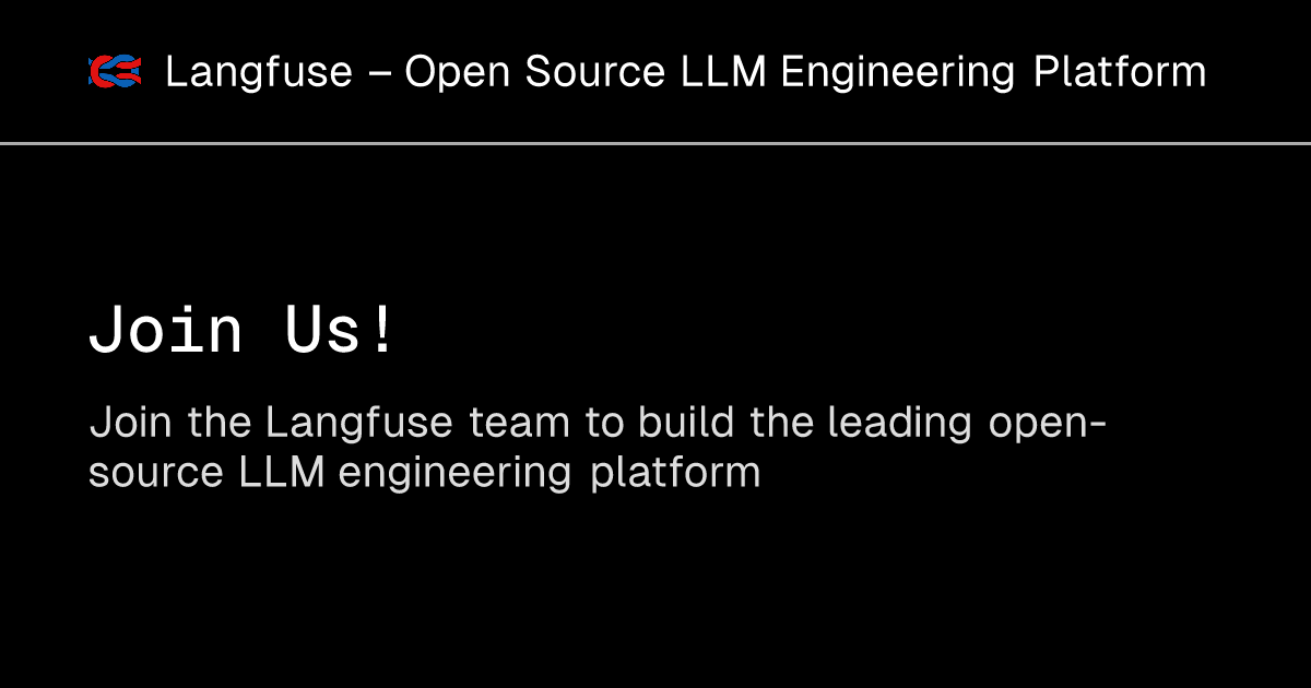 Langfuse (YC W23) Is Hiring Product Engineers in Berlin