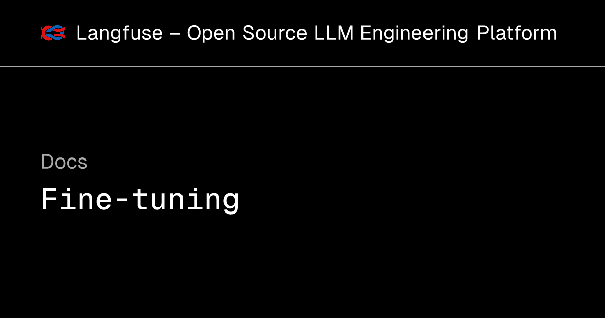 fine-tuning-langfuse