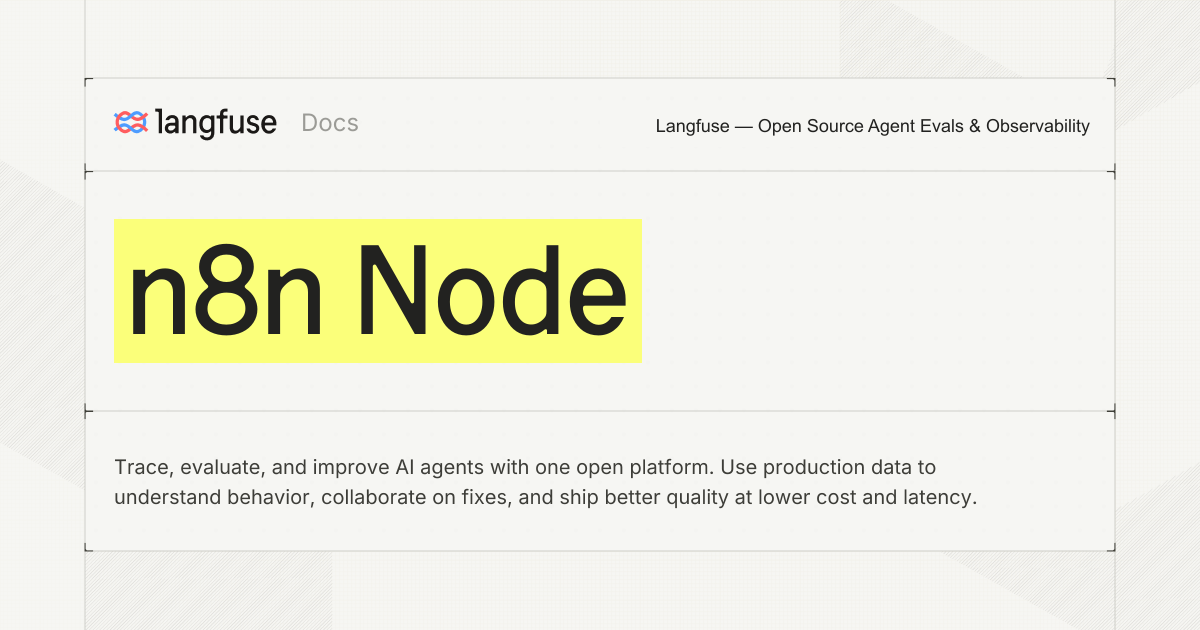n8n Node - Langfuse