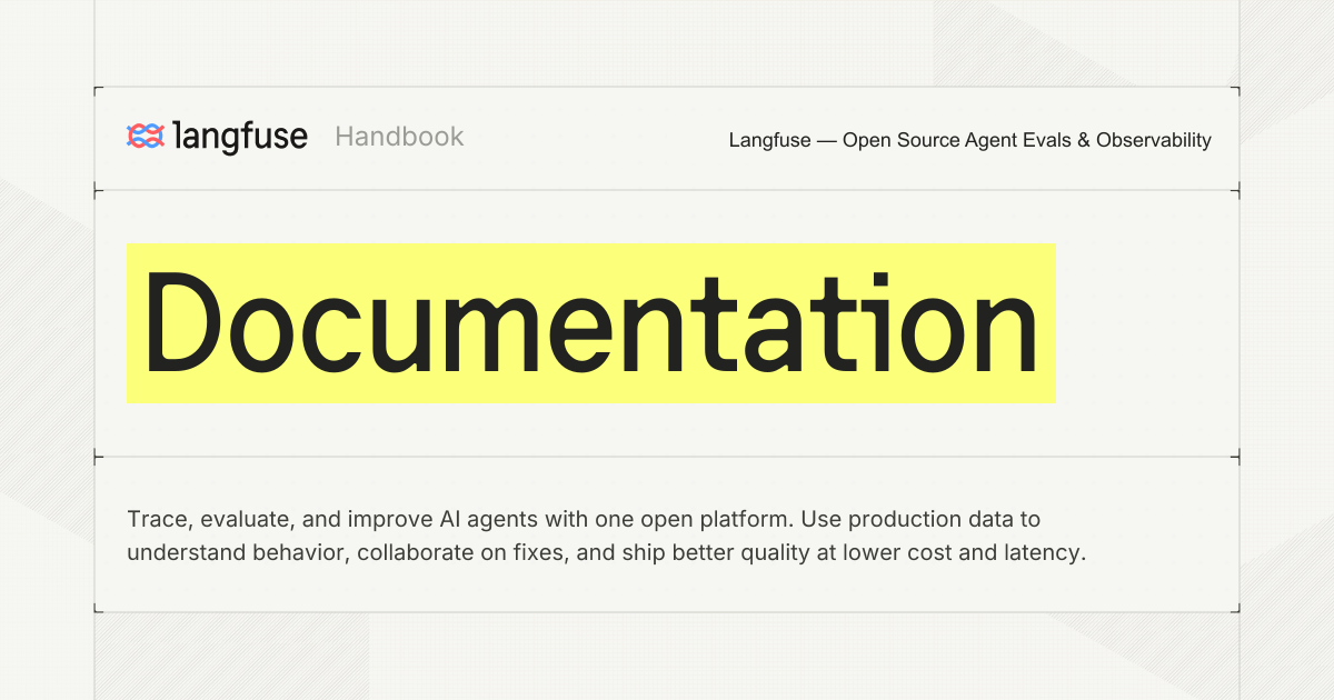 Documentation - Langfuse