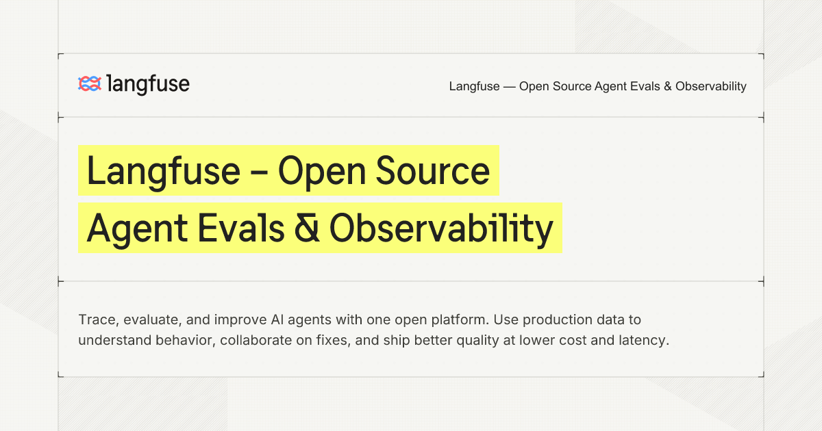 Langfuse product interface