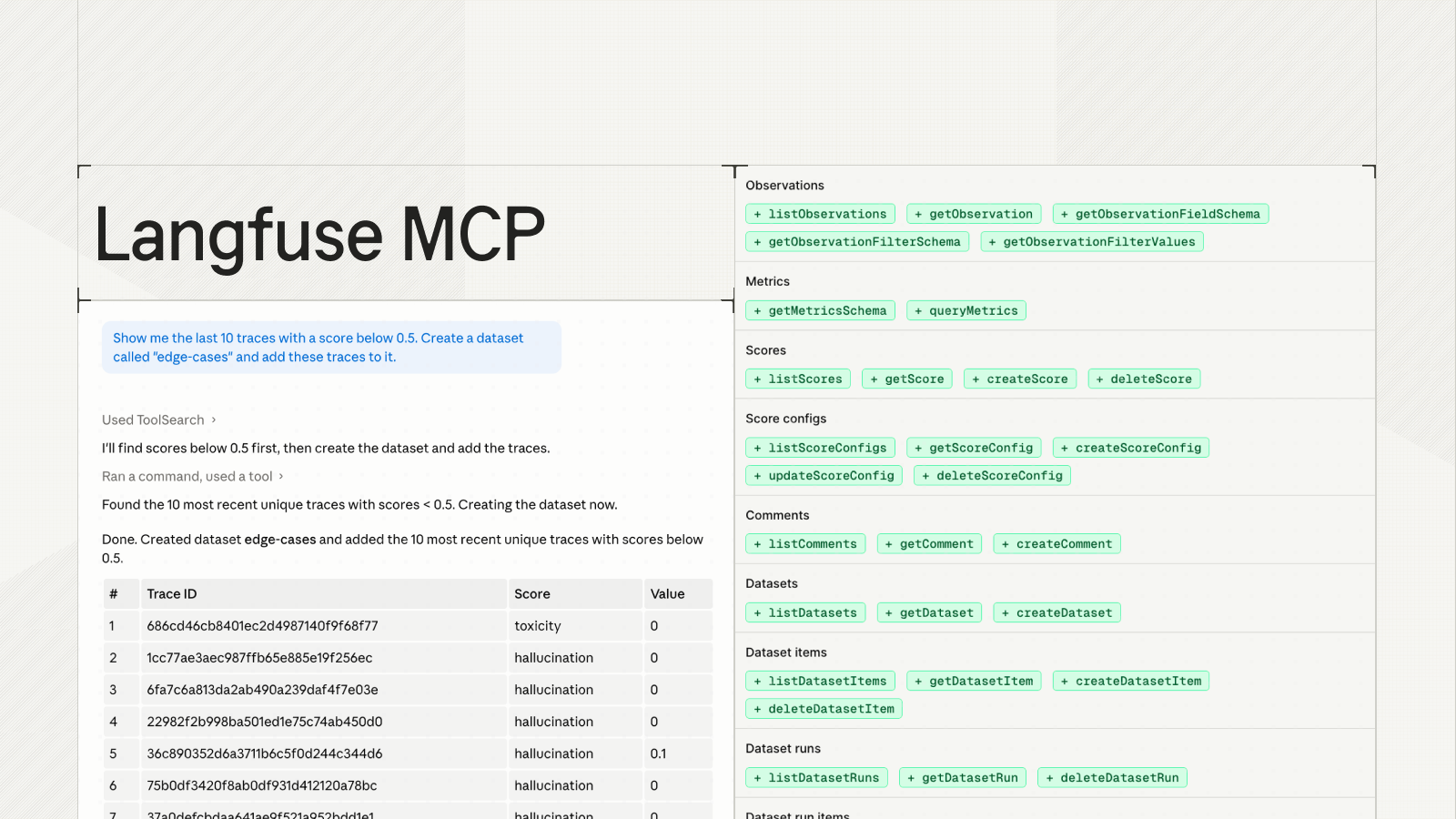 Langfuse MCP: now with Observations, Metrics, Scores, Comments and more ...