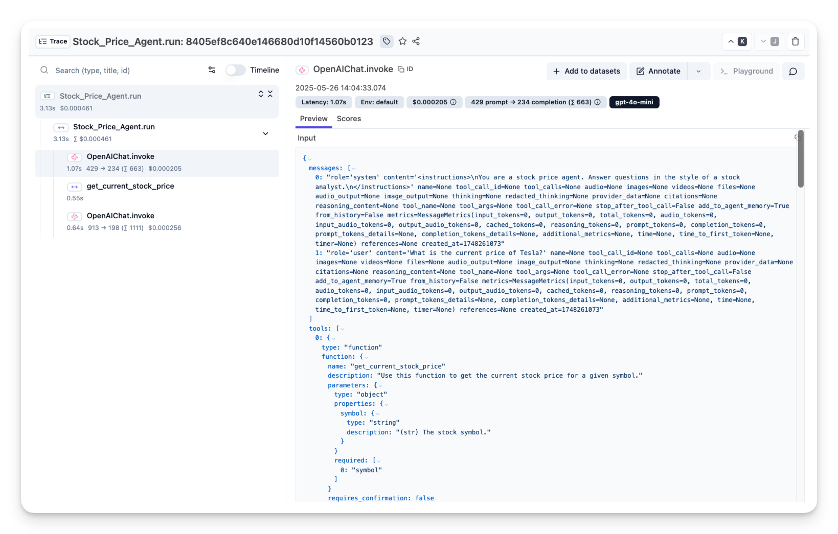 Agno Agents OpenInference Instrumentation