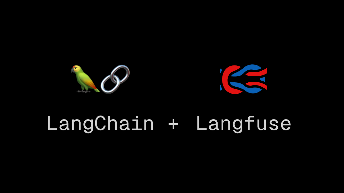 Tracing for Langchain (Python & JS/TS) - Langfuse